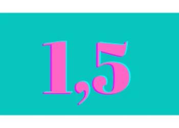 Number of the day: 1,5