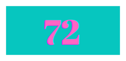 Number of the day: 72